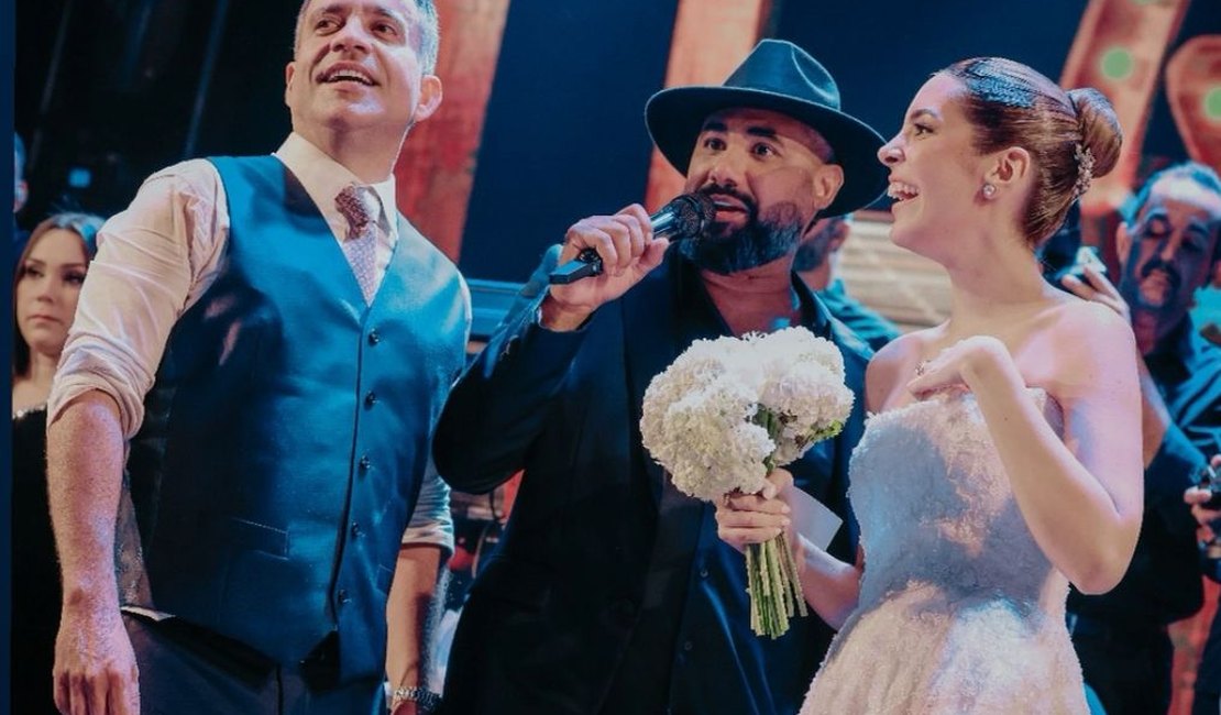 [Vídeo] Shows de Raí e Xand Avião marcam casamento do governador Paulo Dantas e Júlia Britto