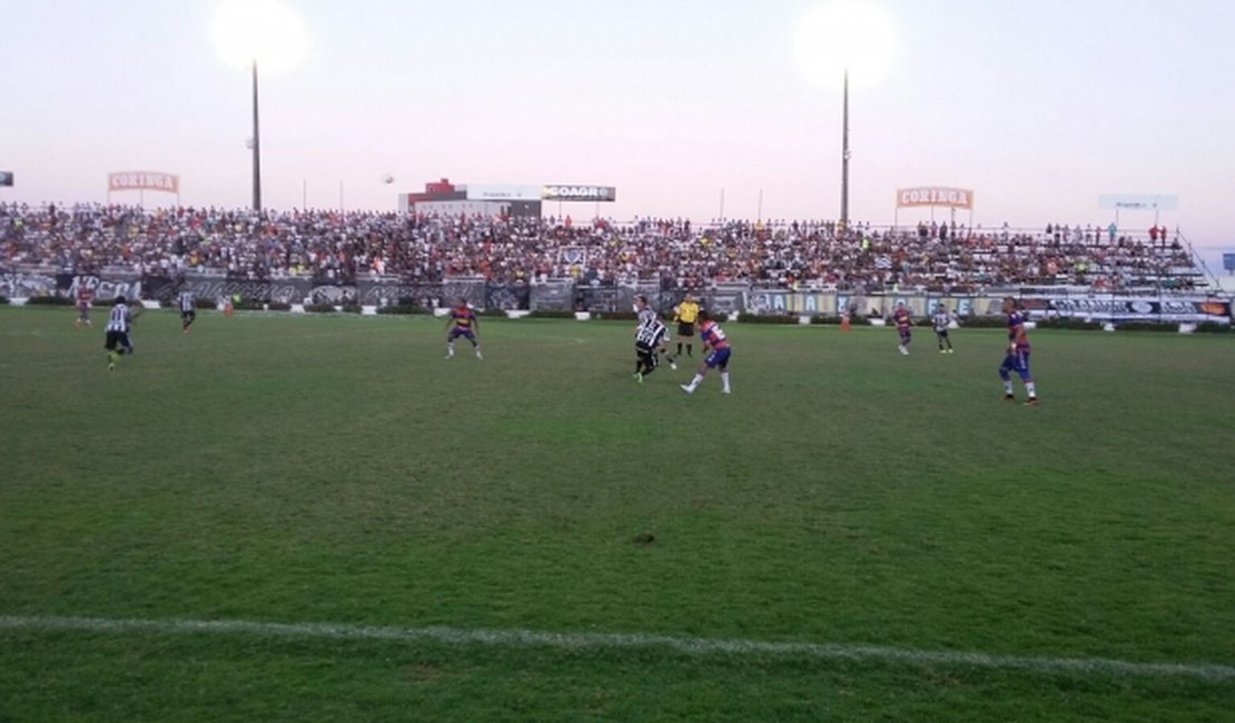 Com gol de Lucas Bahia aos 49, ASA vence o Fortaleza na série C