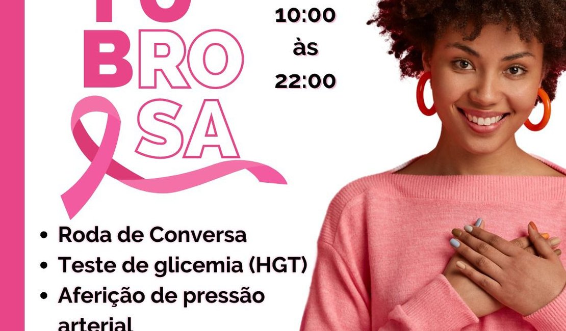 Outubro Rosa leva diversas ações de saúde ao Arapiraca Garden shopping