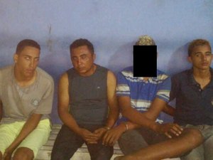 Jovens de classe média são presos por roubo na AL-115