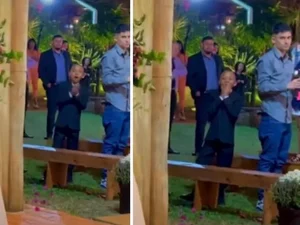 VÍDEO: reação de menino ao ver mãe vestida de noiva viraliza