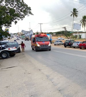 Motoqueiro fica ferido ao colidir contra animal em Maragogi