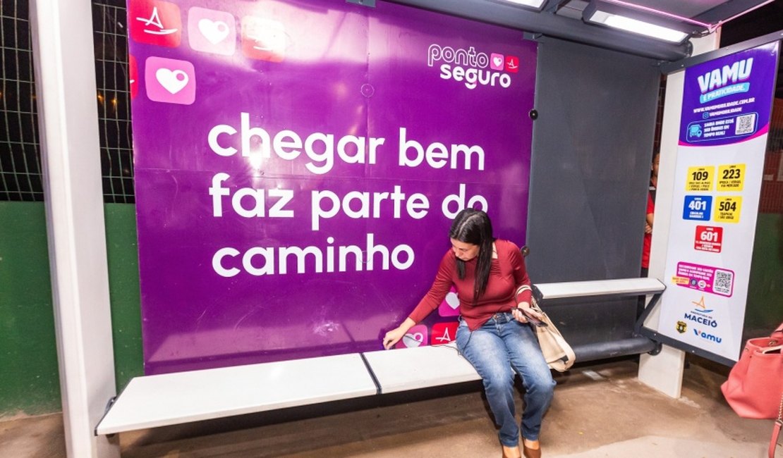 Maceió inaugura “Ponto Seguro” com monitoramento em tempo real para usuários de ônibus