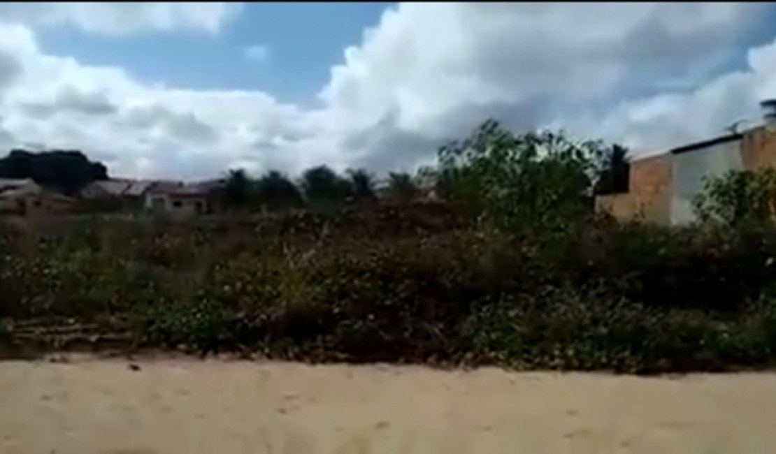 Moradores denunciam matagal e lixo acumulados em praça de Arapiraca