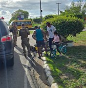 Polícia presta socorro após encontrar motoclista ferido na BR-316 no Pilar