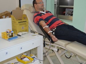 Hemoal realiza coleta de sangue no Centro de Maceió nesta terça