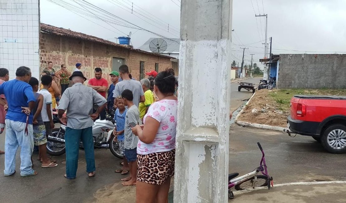 Funcionário de supermercado atacadista sofre acidente em Arapiraca