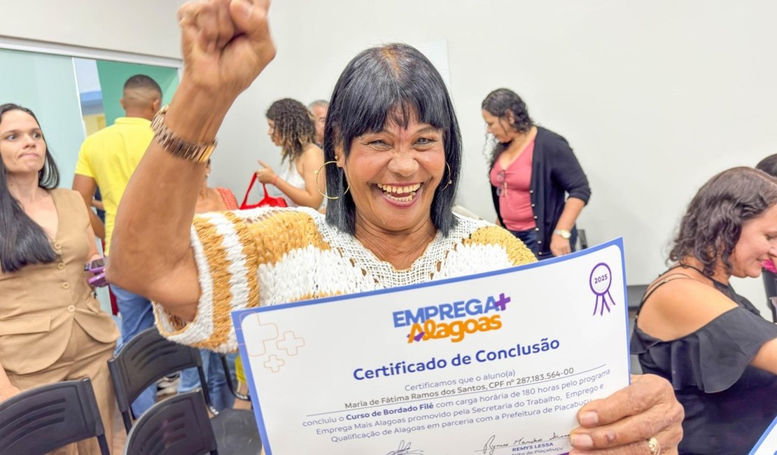 Emprega Mais Alagoas abre inscrições para 430 vagas em cursos de qualificação em Maceió e Paripueira