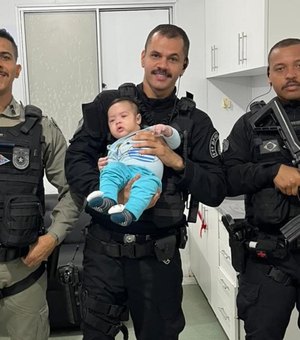 Policiais militares salvam duas crianças em ações distintas no interior de Alagoas