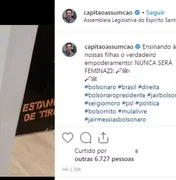 Após provocar: “me prende, feminazi”, deputado do PSL arrega e apaga foto da filha com arma