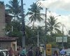 [Vídeo] Motociclista fica ferido após colidir contra carro no bairro Riacho Doce