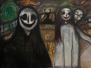 Entre rituais e símbolos: “Conjure” traz folk horror e surrealismo em exposição gratuita em Arapiraca