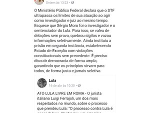 Renan Calheiros volta a atacar Sérgio Moro nas redes sociais