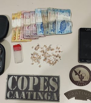 Operação resulta na prisão de dois suspeitos por tráfico de drogas em Delmiro Gouveia