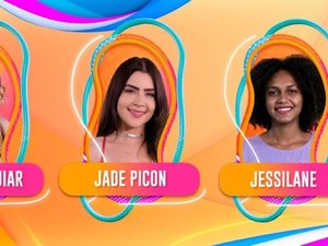 Arthur Aguiar, Jade Picon e Jessilane Alves formam o sétimo paredão do reality