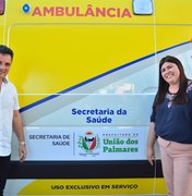 Prefeitura de União dos Palmares recebe mais uma ambulância para saúde pública