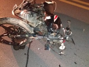 Motoqueiro sofre grave acidente de trânsito em São Luís do Quitunde