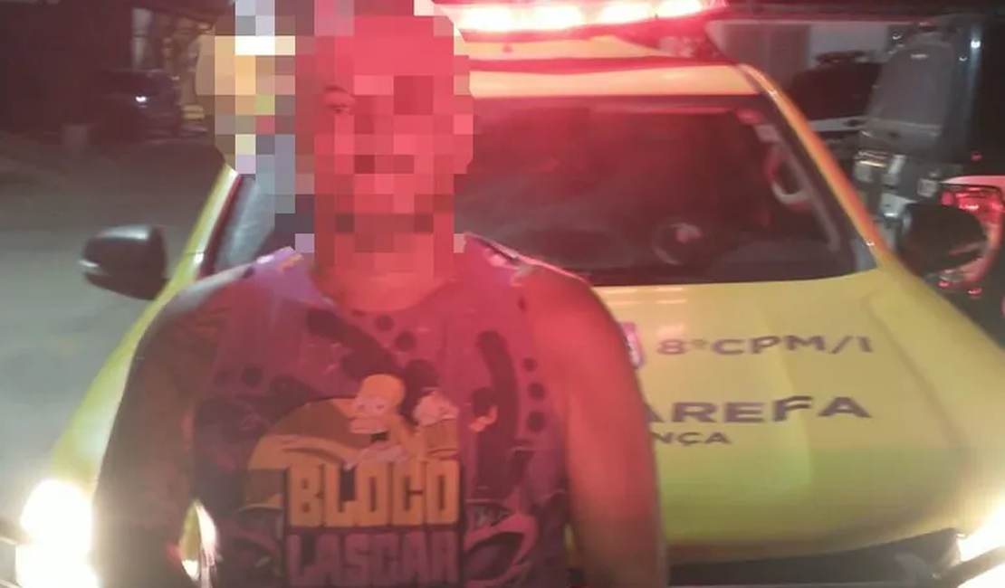 Foragido é preso durante bloco carnavalesco em São Miguel dos Milagres