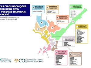 Lei que reestrutura cartórios de registro civil  entra em vigor em Maceió