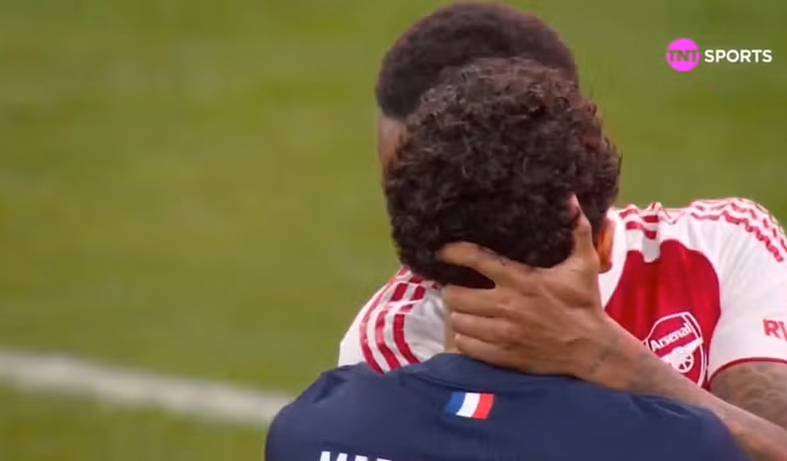 Marquinhos explica consolo a Magalhães em PSG x Arsenal na Champions