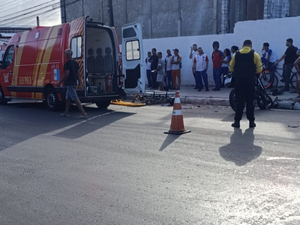 [Vídeo] Acidente entre motos deixa três feridos no Distrito Industrial de Maceió