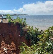 MPF recomenda fechamento de mirante turístico em Japaratinga por risco de desabamento