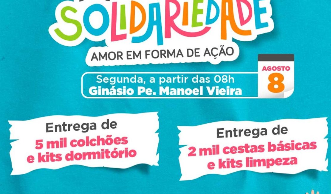 Prefeitura de Penedo promove Dia da Solidariedade para famílias carentes na segunda (08)