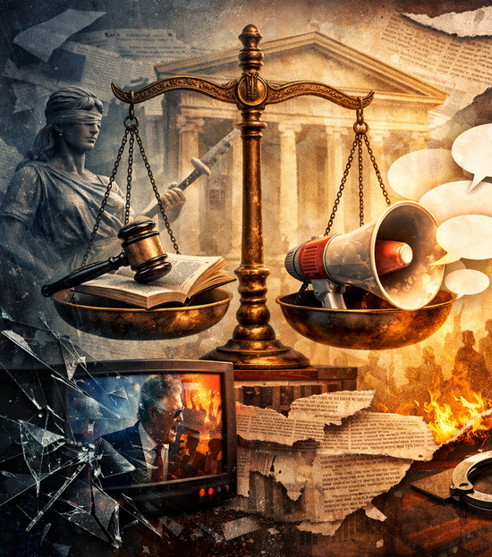 Opinião Não é Escudo: Justiça e Responsabilidade no Espaço Público.