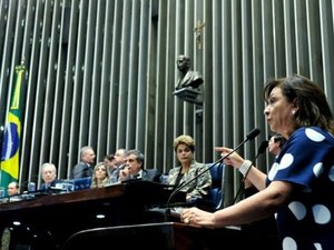 Senadora diz que impeachment ?nasceu da vingança sórdida de Eduardo Cunha'