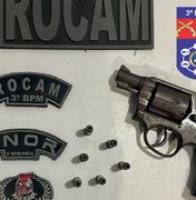Proprietária de bar é presa com revólver e munições em Lagoa da Canoa