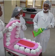 [Vídeo] Evento sobre saúde bucal diverte e ensina crianças em Arapiraca