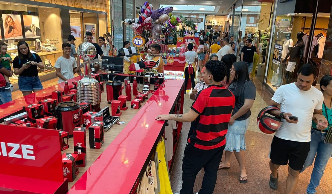 Partage Arapiraca Shopping inaugura quiosque oficial do Flamengo