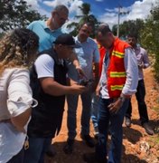 Local onde será erguido canteiro de obra da ponte Penedo/Neópolis é vistoriado pelo DNIT