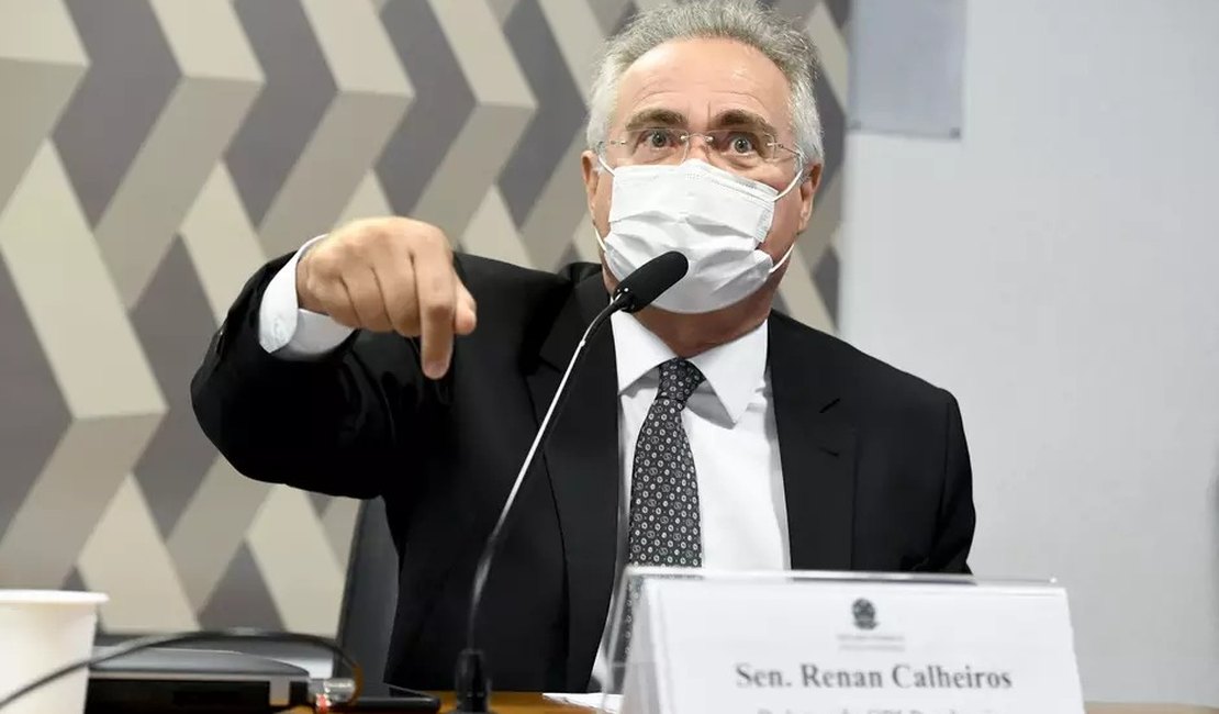 Calheiros questiona Pazuello sobre ordens de Bolsonaro para uso da cloroquina