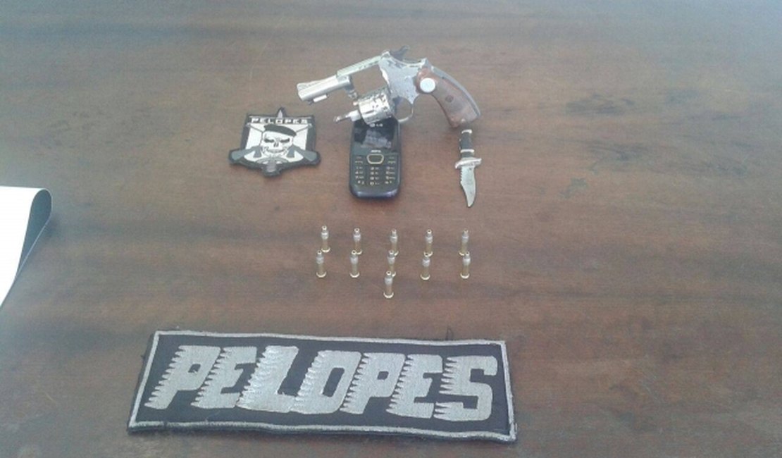 Pelopes prende menor por porte ilegal de arma em Arapiraca