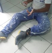 Homem que usa tornozeleira eletrônica é preso enquanto trabalhava em construtora 