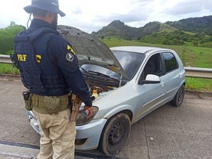 PRF localiza veículo com adulteração de sinal identificador em Colônia Leopoldina