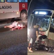 Motociclista morre após colisão com ônibus na Avenida Menino Marcelo, em Maceió
