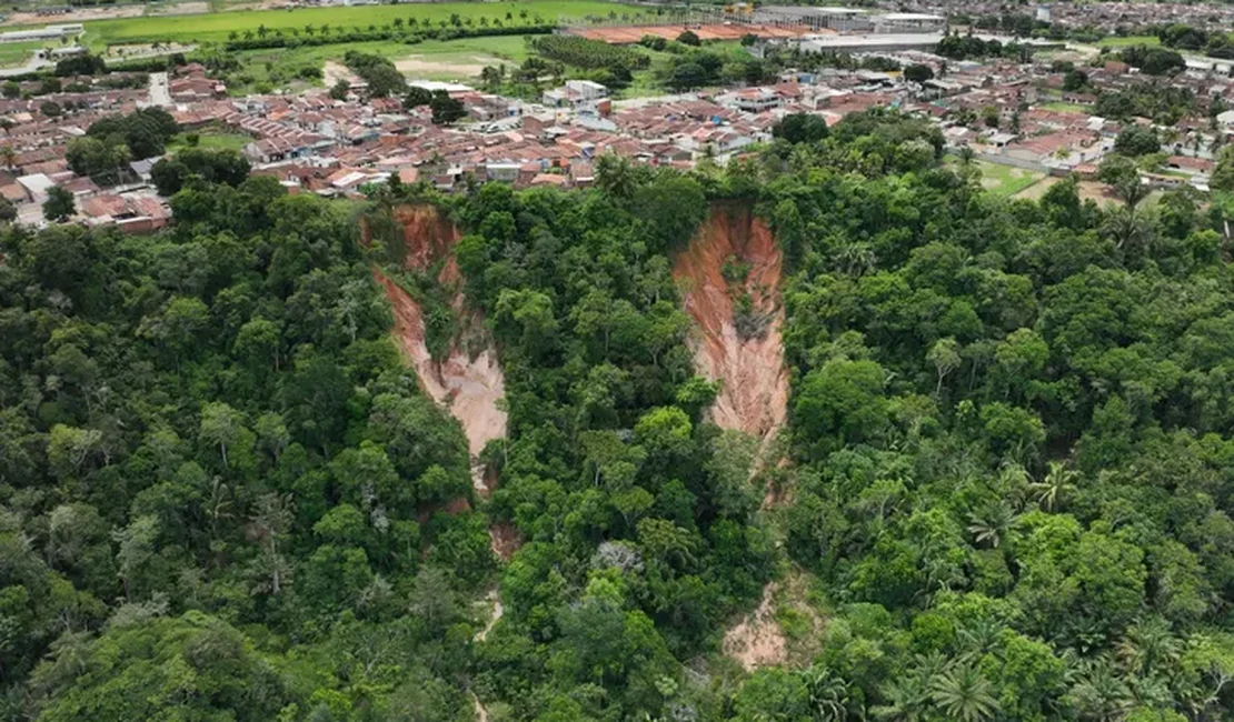 Novas voçorocas são identificadas em Rio Largo e passam a ser monitoradas por órgãos de fiscalização