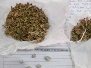 Adolescente é apreendido com maconha e cocaína na periferia de Maceió