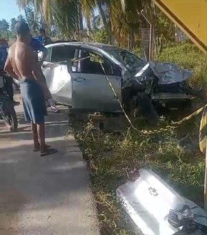 Acidente de trânsito deixa quatro feridos na AL-101 Norte em Maragogi