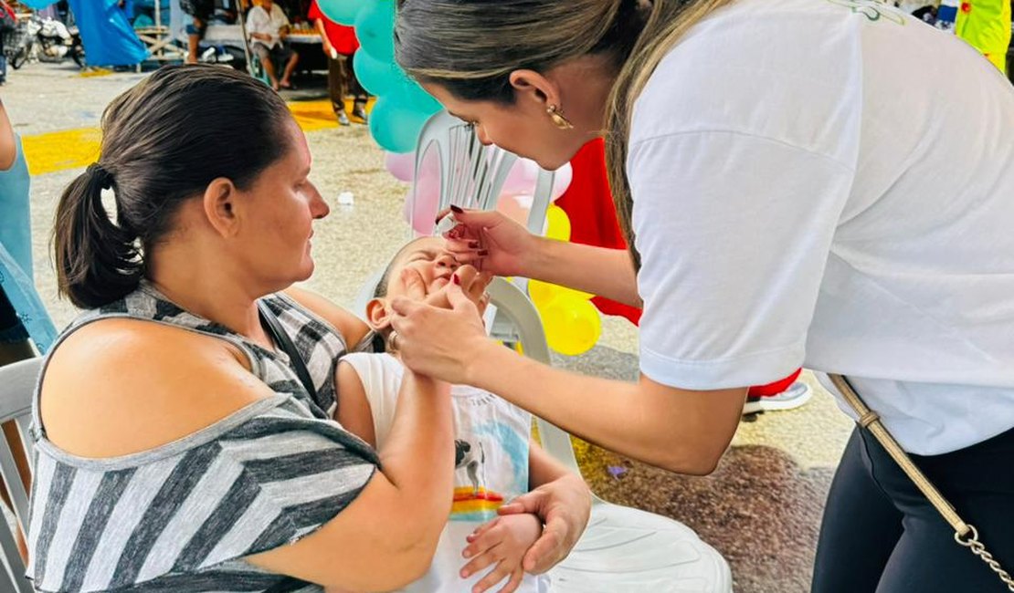 Vacinação contra a poliomielite supera expectativa em Messias