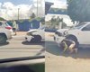 [Vídeo] Colisão entre três veículos é registrada na Avenida Fernandes Lima, em Maceió