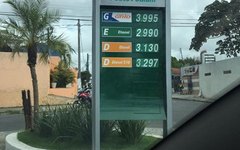 Gasolina sofre aumento nos postos da capital