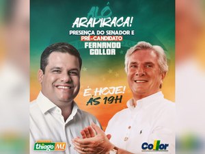 Thiago ML se consolida como principal nome para ser vice de Collor nas eleições