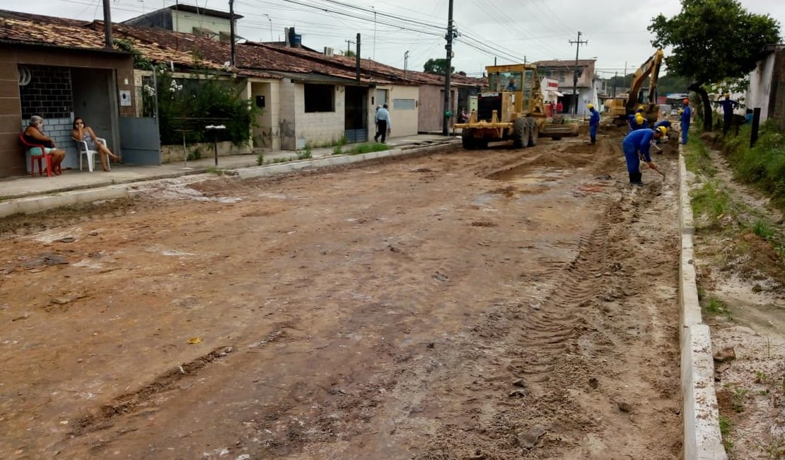 Nova Maceió: ruas estão prontas para receber asfalto no Clima Bom