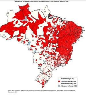 Seca é maior desastre ambiental do país e atinge Alagoas