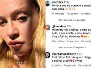 Madonna surpreende fãs com foto natural