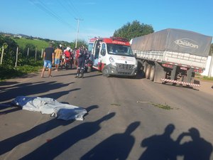 Colisão entre motocicletas deixa um morto na AL 220, em Arapiraca