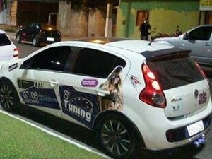 Carro 'tunado' é roubado na zona rural de Arapiraca